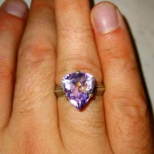Beautiful and unique Ametrine ring